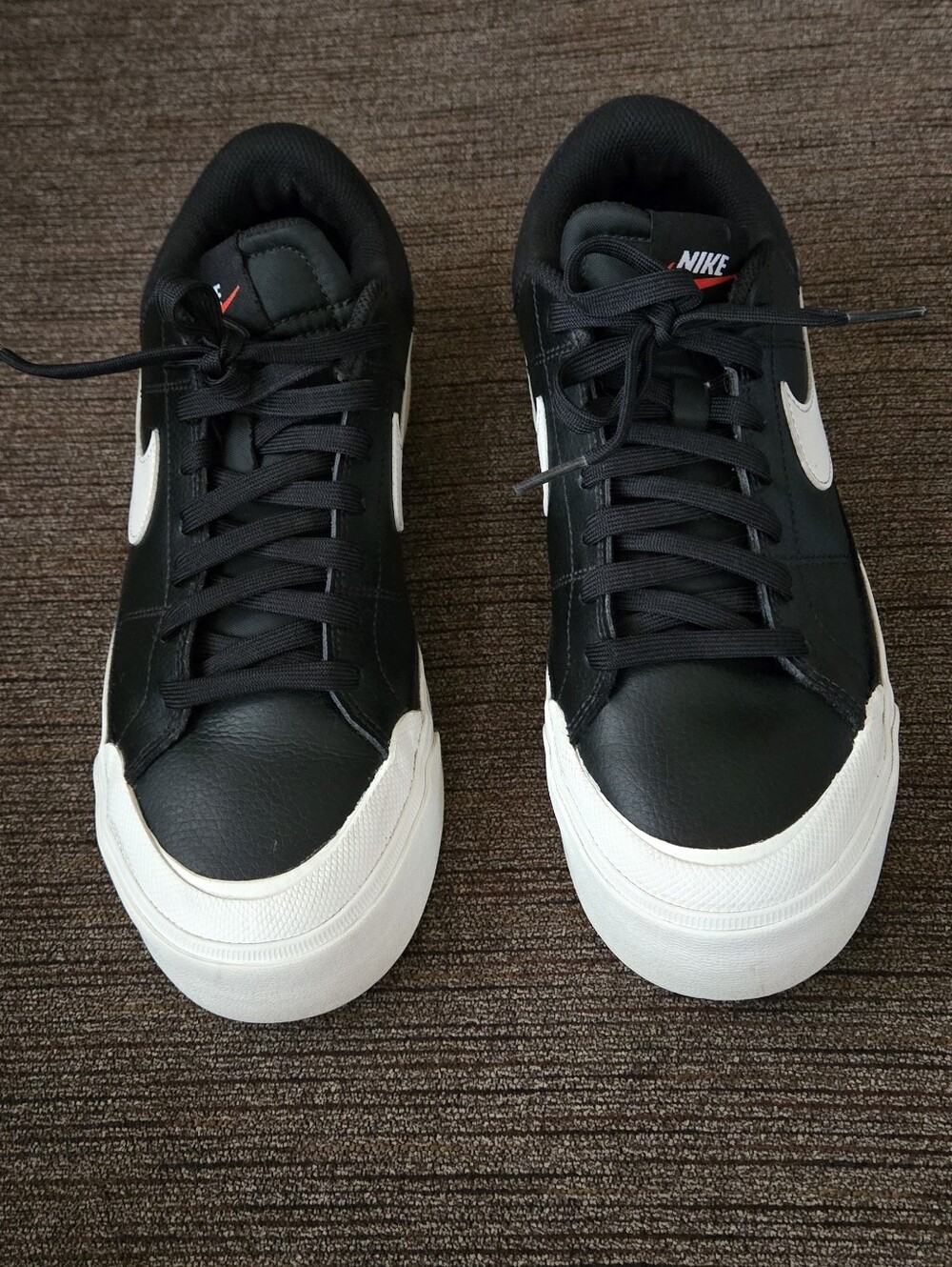 Nike Court Legacy Lift 'Black Sail' Women's Platform Sneaker